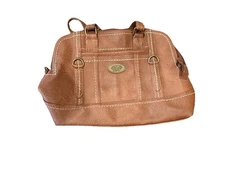 B.O.C. Born Concept Brown Faux Leather Satchel Handbag – Classic Everyday Purse