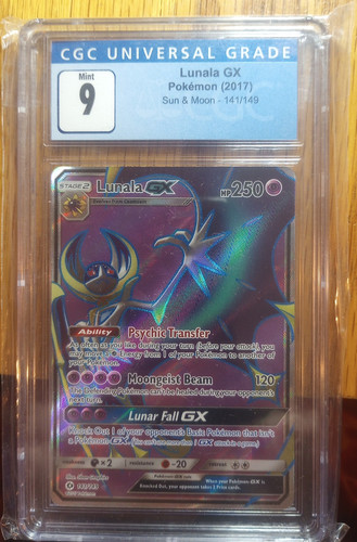 Lunala-GX graded CGC 9 for sale on eBay