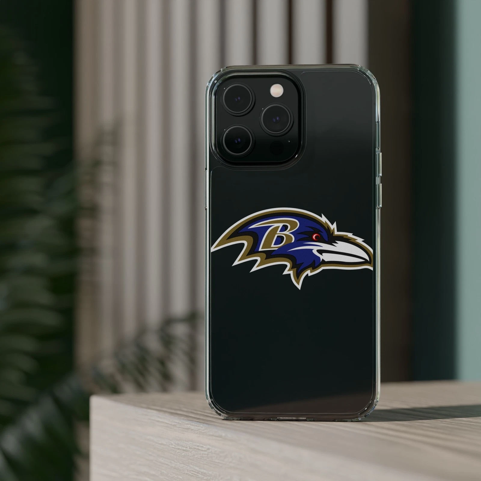 Baltimore Ravens Clear Phone Case for iPhone
