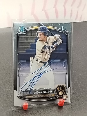 2025 Bowman Chrome Jadyn Fielder ON CARD Auto - 1st Bowman #CPA-JF