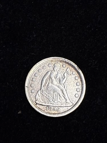 1856 Seated Liberty Silver Half Dime