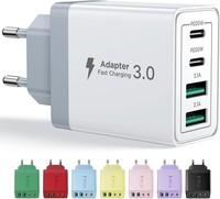 Usb C LadegeräT 4 Ports 40W SchnellladegeräT Pd 3.0 Netzteil FüR Iphone Samsung