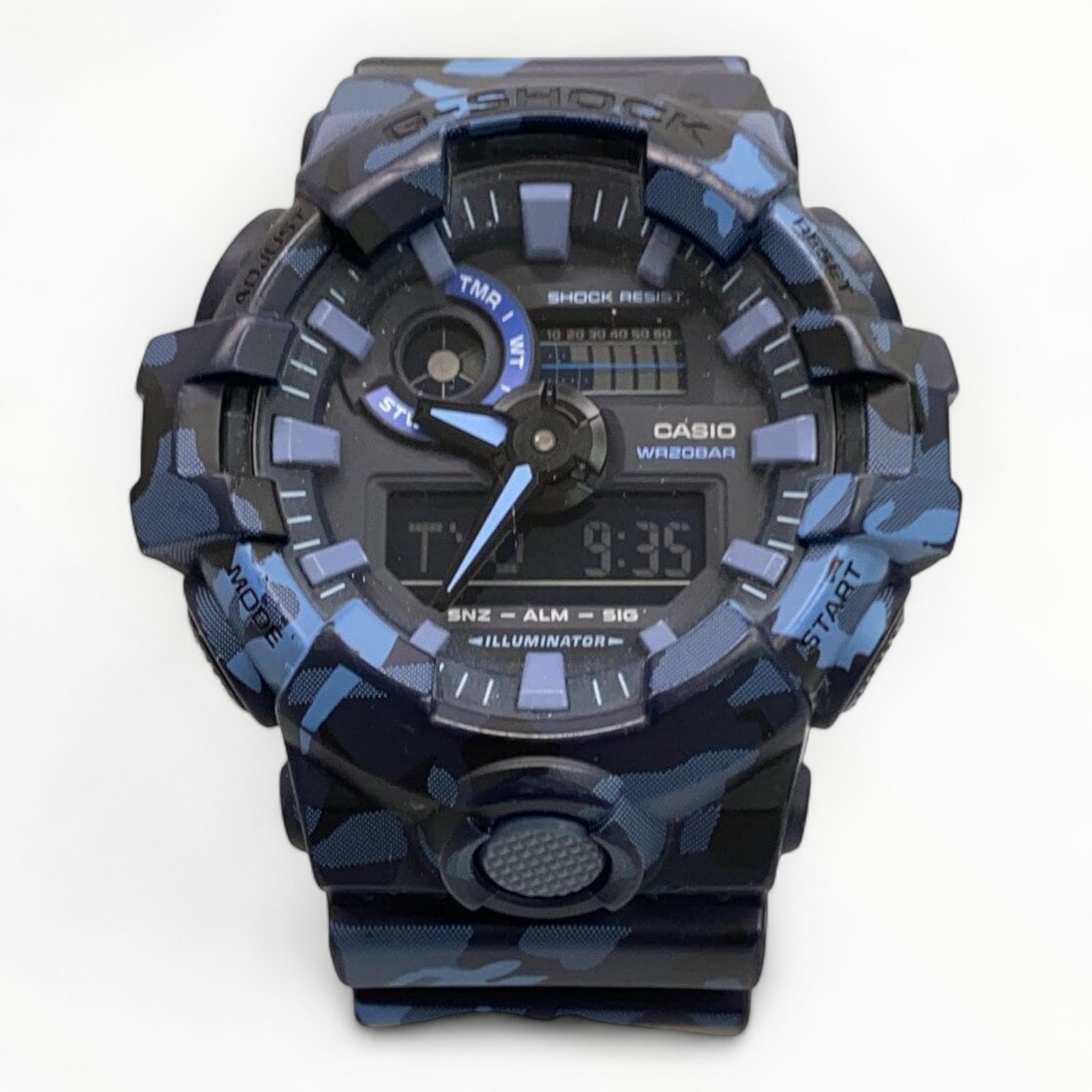 CASIO Digital Quartz Watch Black Authentic Men H:2.24” W:2.09” 9139