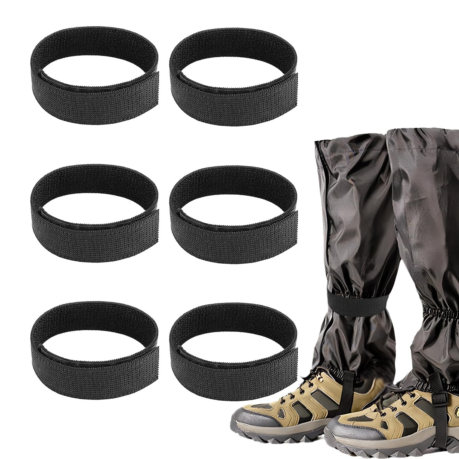 6 Pezzi Cinghie Elastiche Antiscivolo Set, Cinghie Elastiche per (I3T)