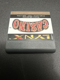 Casino (Atari Lynx, 1991) - Cart Only-SEE ALL PHOTOS-TESTED-