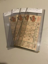 Orioles Cal Ripken GM # 2500 / 2632 Games Played Streak Unused Ticket 4/25/1998