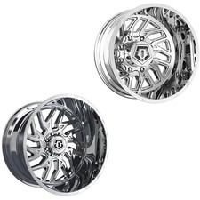 22x12 Tis 544c Pre-11 Gm Pre-19 Dodge Dually Super Single Wheels 8x6.5 Set Of 6 22x12 Tis 544c Pre-11 Gm Pre-19 Dodge Dually Super Single Wheels 8x6.5 Set Of 6