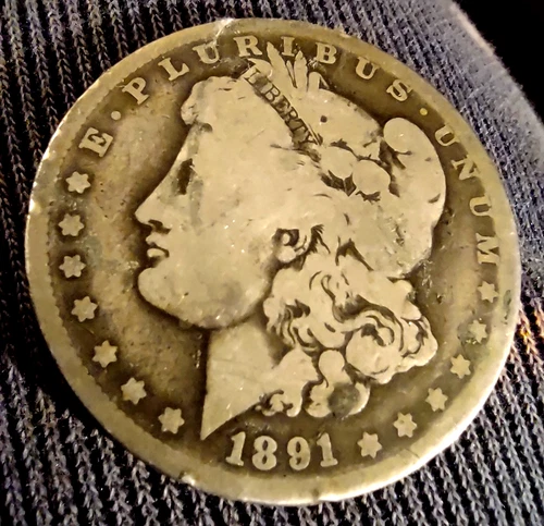 1891-O Morgan Silver Dollar Good Very Scarce Date!