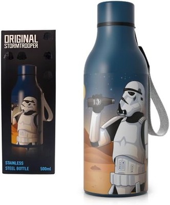 ORIGINAL STORMTROOPER DAY EDELSTAHL METALL HEISS & KALTGETRÄNKE WASSERFLASCHE