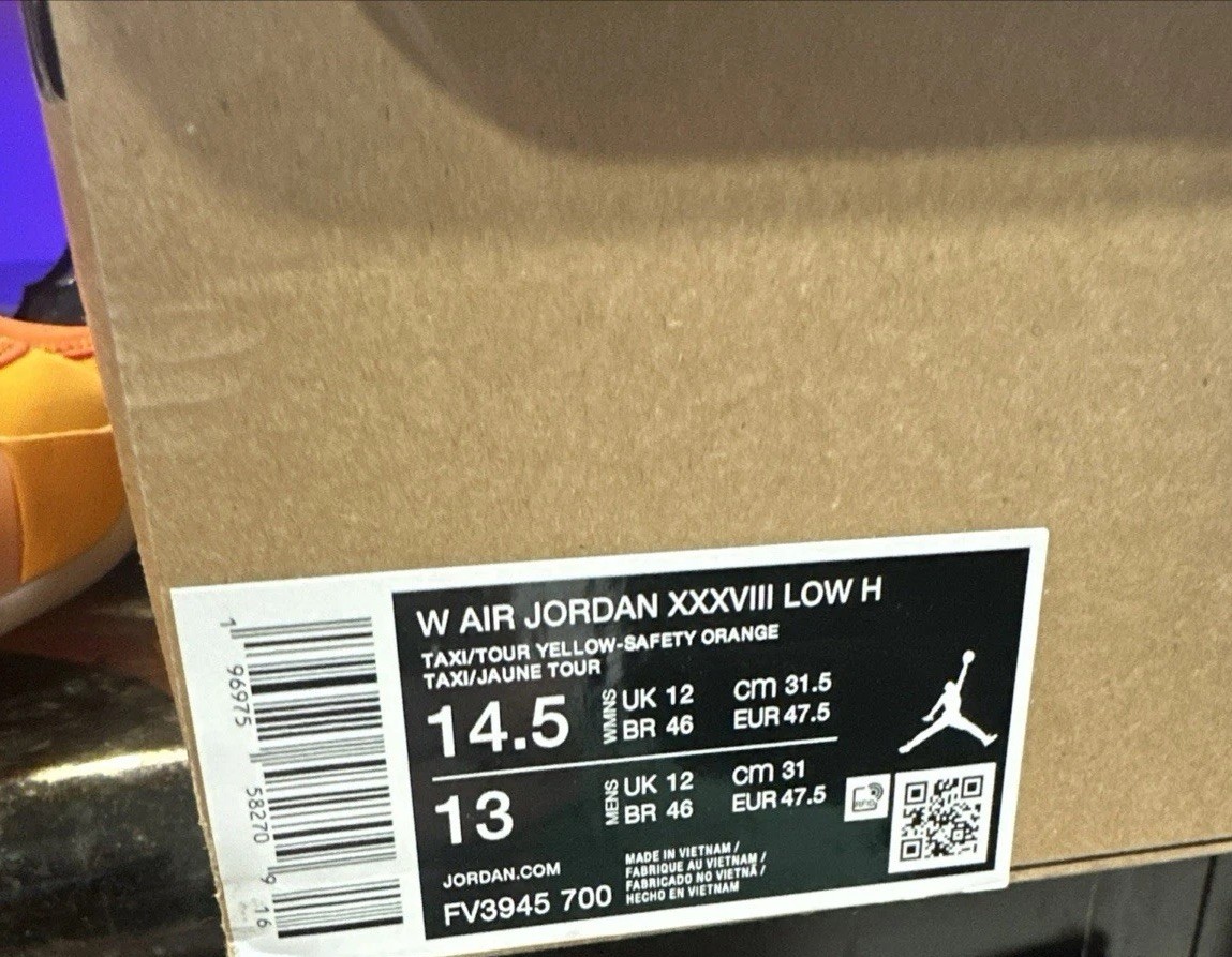 NIKE AIR JORDAN XXVIII 38 LOW  display picture 3