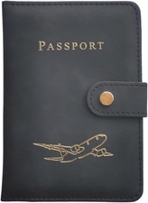 Passport Holder with Multiple Card 4.33 x 5.71 x 0.39 inches, BLACK