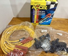 Accel 4038 Super Stock Spark Plug Wire Set - 8mm - Yellow With Orange Straight Accel 4038 Super Stock Spark Plug Wire Set - 8mm - Yellow With Orange Straight