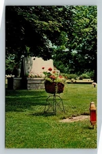 South Bend IN Highland Cemetery Circle Protection Indiana Vintage Postcard
