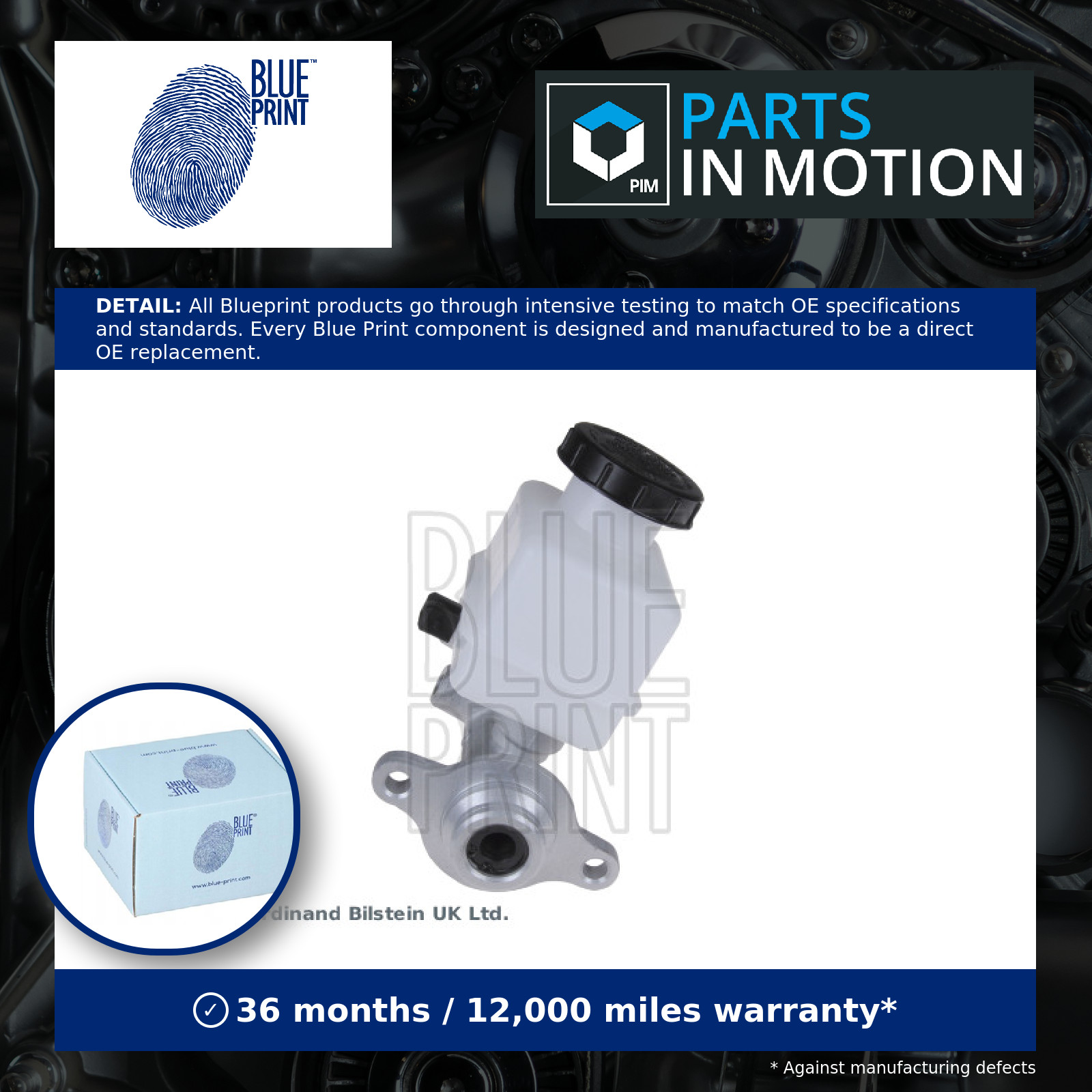 Brake Master Cylinder ADG05112 Blue Print 5851022010 Genuine Quality Guaranteed