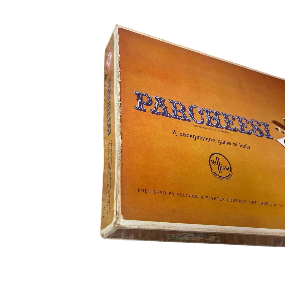1964 Parcheesi Gold Seal Edition Board Game complete in Box - Image 4 of 4