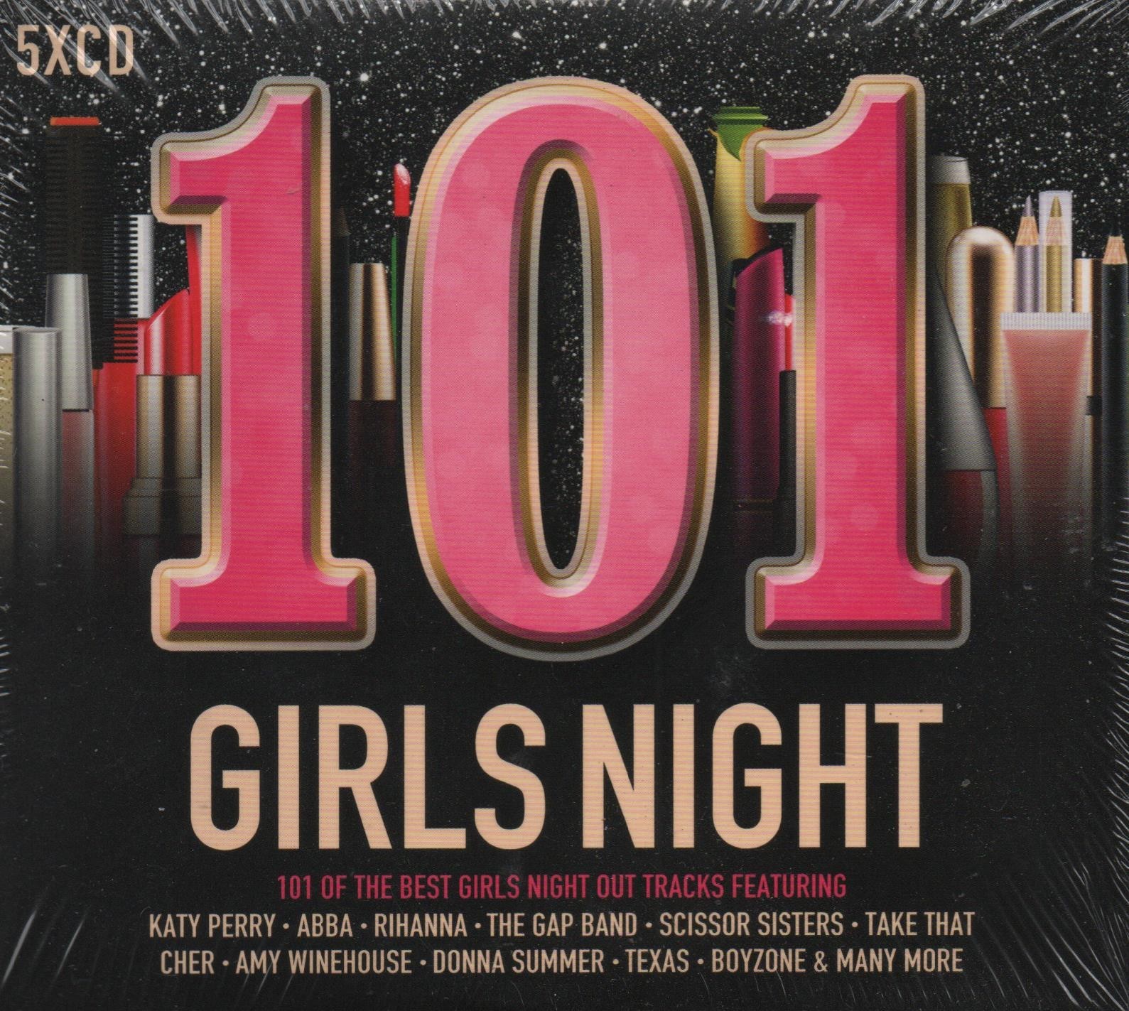 101 GIRLS NIGHT - KATY PERRY RIHANNA LANA DEL REY UB40 - 5 CDS - NEW & SEALED!!