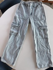 BDG Urban Outfitters Denim Skate Jeans W28 L32 Womens Light Blue Carpenter Cargo