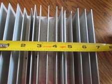Aluminin heat sink 6-5/8 x 5-5/8 1-9/16