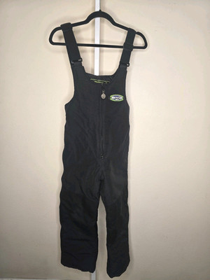 VTG Arctic Wear By Arctic Cat Youth Black Value Pants Size 10 Reinforced Knees