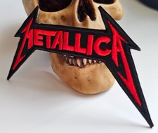 Metallica patch, embroidery patch, heavy metal band patch, iron/sew on patch,