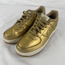 Nike Air Force 1 LV8 Low GS Gold Shoes 820438-700 Size 6.5Y Youth