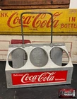 Vtg. 1950s Coca-Cola Aluminum 6 Pack Bottle Carrier