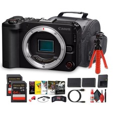 Canon EOS R50 V Mirrorless Camera 24.2MP, 4K60p, Flip Screen, Dual Pixel AF -