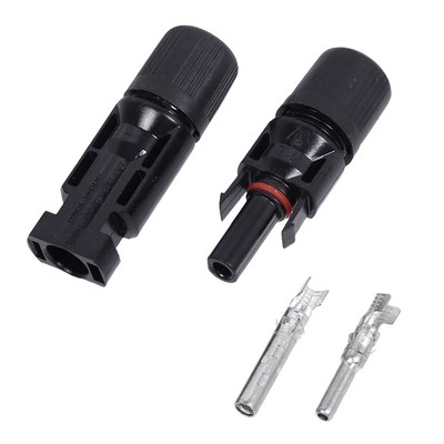 PV Solarstecker für Solarkabel 4/6mm² Stecker MC4-kompatibel Kupplung Verbinder