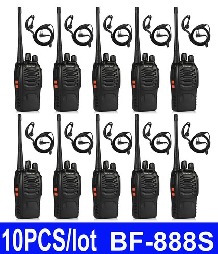 10X Baofeng Bf-888s Uhf Transceiver CTCSS Radio dwukierunkowe 16-kanałowe Walkie Talkie - Zdjęcie 2 z 9