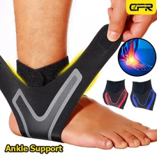 Ankle Brace Support Compression Sleeve Pain Relief Plantar Fasciitis Foot Wrap