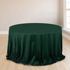 132" HUNTER GREEN Scuba Polyester Round TABLECLOTH Wedding Table Linens Party