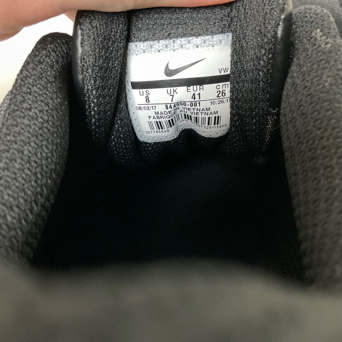 Nike Men's Low-Cut Durasport 4 Golf Spikes 844550-001 Black/Silver Size 8M | eBay