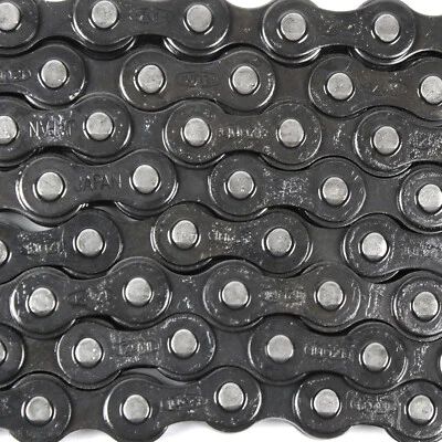 IZUMI 1/8" Single-Speed Chain 116L Black/Gray for Track BMX Fixed-Gear Bike