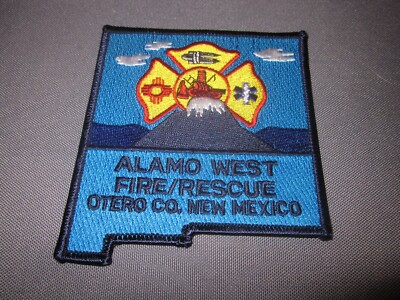 ALAMO WEST FIRE RESCUE Otero Co. NEW MEXICO PATCH