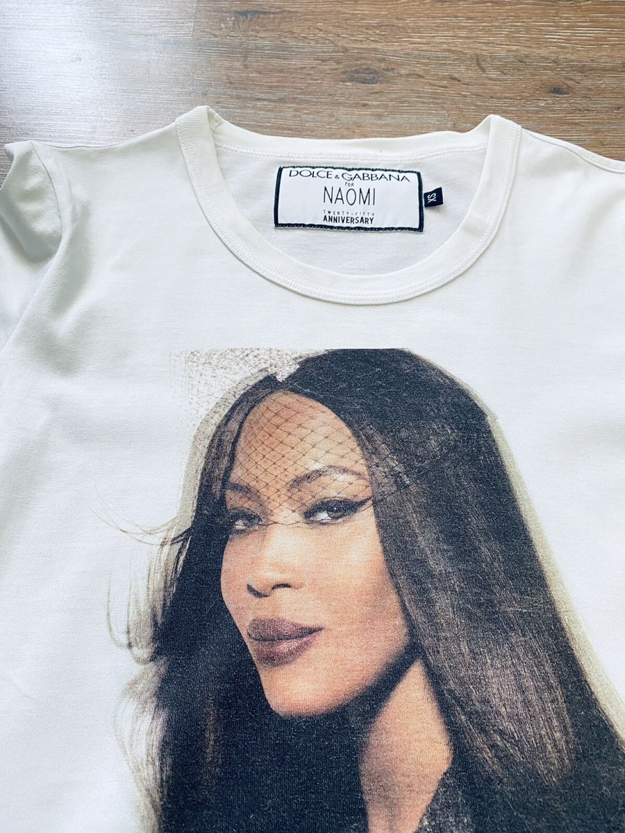 DOLCE & GABBANA D&G T-SHIRT FOR NAOMI CAMPBELL RARE 2010 | eBay