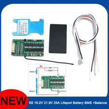 6S 25A Balance BMS 19.2V 21.9V Lifepo4 Battery Protected Board with NTC Sensor、