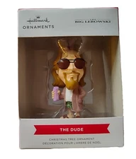 Hallmark Ornaments "The Big Lebowski" "The Dude" Big Head Christmas Ornament NIB