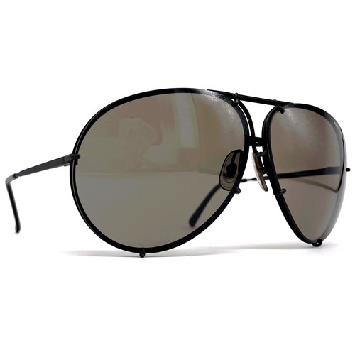 NOS vintage PORSCHE DESIGN by CARRERA 5621 sunglasses - Austria 1980's - Black - Bild 9 von 13