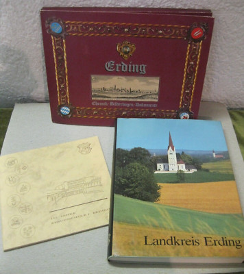 3x Erding: Landkreis / Festschrift 125 Jahre Berufsschule 1 /Chronik Bilderbogen