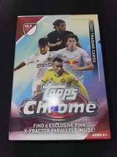 🔥⚽️🦶🥅🔥2021 Topps Chrome MLS Soccer Blaster Box Sealed