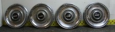 Used Oem Gm Set 4 14 Hub Caps 01384185 1018 1968 Buick Specialskylark 1346