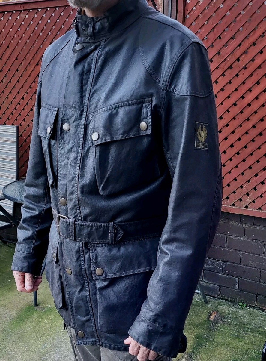 BELSTAFF TRIALMASTER I AM LEGEND WILL SMITH SIZE L GENUINE THE