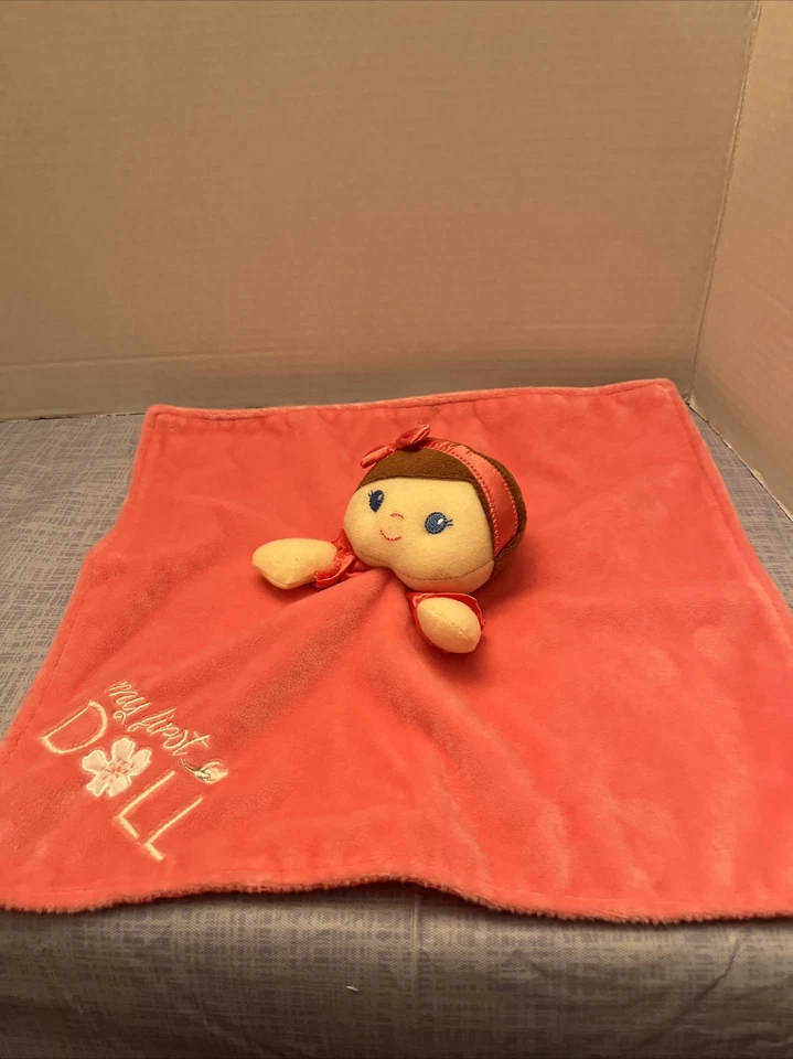 BABY STARTERS ДЕВОЧКА МОЯ ПЕРВАЯ КУКЛА БЕЗОПАСНОСТИ ОДЕЯЛО ПЛЮШЕВЫЙ РЕБЕНОК ПОГРЕМУШКА - Изображение 4 из 4