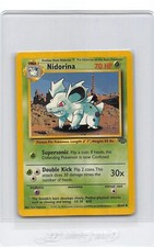 Nidorina 40/64 - Jungle Set - VINTAGE WOTC POKEMON CARD - UNLIMITED - LP