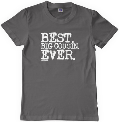 Threadrock Kids Best Big Cousin Ever Youth T-shirt Niece Nephew Reveal