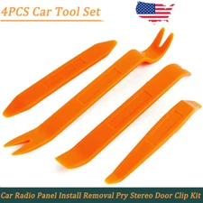 4pcs Car Trim Removal Tool Panel Door Dashboard Fastener Remover Pry Set USA
