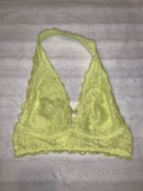 lime green bralette