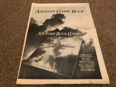 MEL10 ADVERT 15X12 LONDON SYMPHONY ORCHESTRA. THE SOUND MOVEMENT CLASSIC