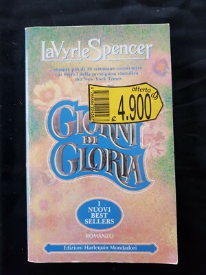 Buch Book Days of Glory LaVyrle Spencer Bestseller Mondadori #UF3