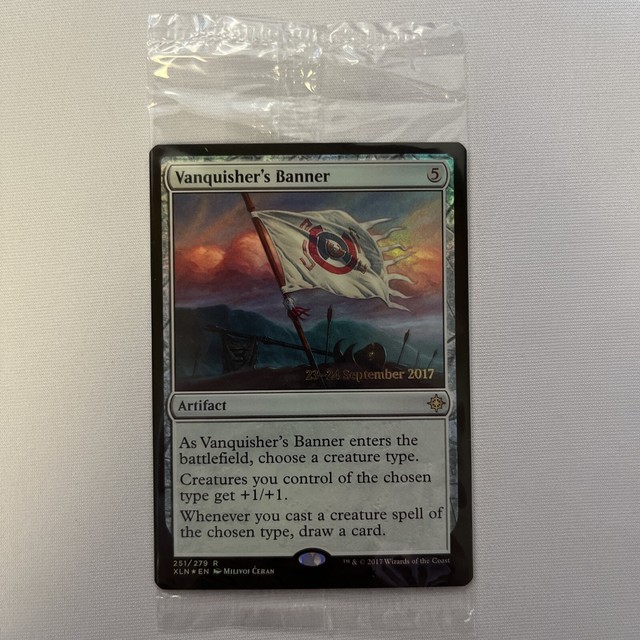 MTG Vanquisher's Banner Ixalan 251/279 Foil Prerelease for sale online